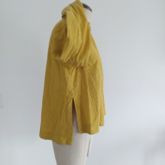 Free People ready or not linen blend blouse - Picture 4 of 12